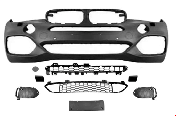 Bmw X5 F15 Ön Tampon Seti M-tech 2014 Sonrası Uyumlu