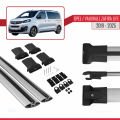 Opel Zafira Life 2019 ve Sonrası ile Uyumlu FLY Model Ara Atkı Tavan Barı Gri 2 Adet