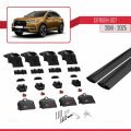 Citroen/DS 7 Crossback 2018 ve Sonrası ile Uyumlu ACE-2 Ara Atkı Tavan Barı Siyah 2 Adet