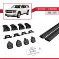 Chevrolet Suburban 2015-2020 Arası ile Uyumlu ACE-2 Ara Atkı Tavan Barı Siyah 2 Adet
