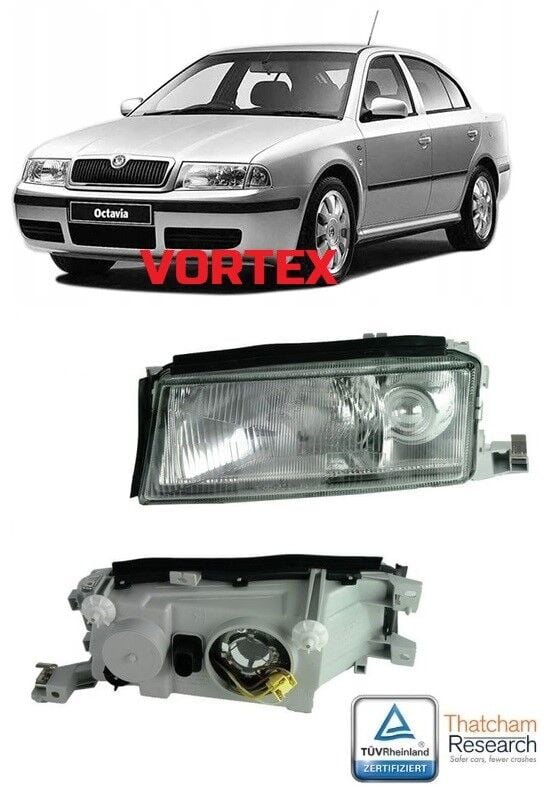 Skoda Octavia Ön Far Sol 2001 Sonrası Uyumlu