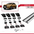 Citroen/DS 7 Crossback 2018 ve Sonrası ile Uyumlu ACE-2 Ara Atkı Tavan Barı Gri 2 Adet