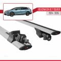 Volkswagen ID.7 Tourer 2024-2025 Arası ile Uyumlu HOOK Model Ara Atkı Tavan Barı Gri 2 Adet