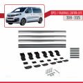 Opel Zafira Life 2019 ve Sonrası ile Uyumlu BASIC Model Ara Atkı Tavan Barı Gri 3 Adet