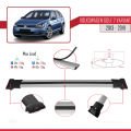 Volkswagen Golf 7 (5G) Variant 2013-2019 Arası ile Uyumlu FLY Model Ara Atkı Tavan Barı Gri 2 Adet
