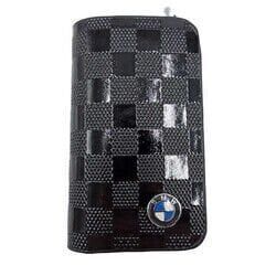 Bmw Uyumlu Yedek Parça Fermuarlı Parlak Deri Anahtar Kabı
