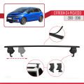 Citroen C4 Picasso 2 2013-2018 Arası ile Uyumlu ACE-4 Ara Atkı Tavan Barı Siyah 2 Adet
