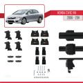 Honda Civic 8 V3 Sedan 2006-2011 Arası ile Uyumlu ACE-4 Ara Atkı Tavan Barı Siyah 2 Adet