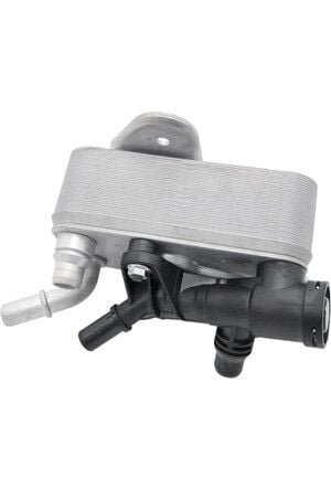 BMW 3 Serisi 5 Serisi X5 2005 ve Sonrası Uyumlu Yağ Filtre Kutuğu Komple (Soğutucu Üzerinde)