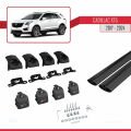 Cadillac XT5 2017-2024 Arası ile Uyumlu ACE-2 Ara Atkı Tavan Barı Siyah 2 Adet