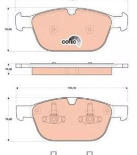 Volvo XC60 2008 Sonrası, XC90 2002 Sonrası Ön Fren Balatası (Prowalle1)