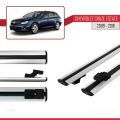 Chevrolet Cruze (J300) 2009-2016 Arası ile Uyumlu BASIC Model Ara Atkı Tavan Barı Gri 2 Adet