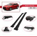 Mazda 6 III (GJ1/GL) 2013-2022 Arası ile Uyumlu FLY Model Ara Atkı Tavan Barı Siyah 2 Adet