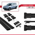 Citroen C-Crosser 2007-2012 Arası ile Uyumlu FLY Model Ara Atkı Tavan Barı Siyah 2 Adet