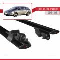 Opel Astra J Wagon 2010-2015 Arası ile Uyumlu HOOK Model Ara Atkı Tavan Barı Siyah 2 Adet