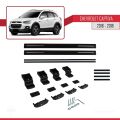 Chevrolet Captiva 2016-2018 Arası ile Uyumlu BASIC Model Ara Atkı Tavan Barı Siyah 2 Adet