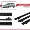 Toyota Avensis SW 2003-2009 Arası ile Uyumlu BASIC Model Ara Atkı Tavan Barı Siyah 3 Adet