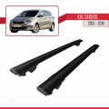 Kia Carens 2013-2019 Arası ile Uyumlu HOOK Model Ara Atkı Tavan Barı Siyah 2 Adet