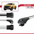 Ford Ranger (P703) 2022-2024 Arası ile Uyumlu ACE-1 Ara Atkı Tavan Barı Gri 3 Adet
