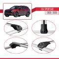 Kia Sportage 2023-2025 Arası ile Uyumlu ACE-1 Ara Atkı Tavan Barı Gri 3 Adet