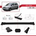 Opel Zafira A (T98) 2001-2005 Arası ile Uyumlu FLY Model Ara Atkı Tavan Barı Siyah 2 Adet