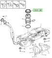 Peugeot 206 307 406 Citroen C2 C3 C4 Şamandıra Kapağı