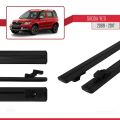 Skoda Yeti 2009-2017 Arası  ile Uyumlu BASIC Model Ara Atkı Tavan Barı Siyah 2 Adet