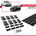 Toyota Proace 2017 ve Sonrası ile Uyumlu FLY Model Ara Atkı Tavan Barı Siyah 4 Adet