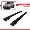 Opel Antara 2007-2016 Arası ile Uyumlu HOOK Model Ara Atkı Tavan Barı Siyah 2 Adet
