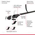 Ford Focus (C170) SW 1998-2004 Arası ile Uyumlu ACE-1 Ara Atkı Tavan Barı Siyah 3 Adet