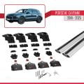 Porsche Cayenne 3 (9YA) 2018 ve Sonrası ile Uyumlu ACE-2 Ara Atkı Tavan Barı Gri 2 Adet