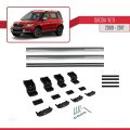 Skoda Yeti 2009-2017 Arası  ile Uyumlu BASIC Model Ara Atkı Tavan Barı Gri 2 Adet