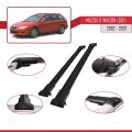 Mazda 6 I (GG1) 2002-2007 Arası ile Uyumlu FLY Model Ara Atkı Tavan Barı Siyah 2 Adet