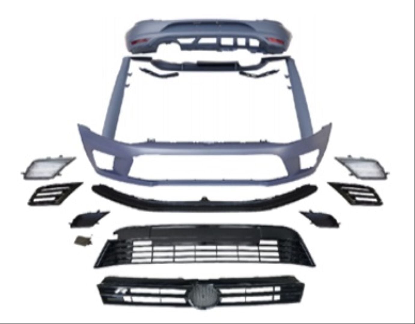 Volkswagen Polo 2010-2017 WRC Body Kit Sis Lambalı