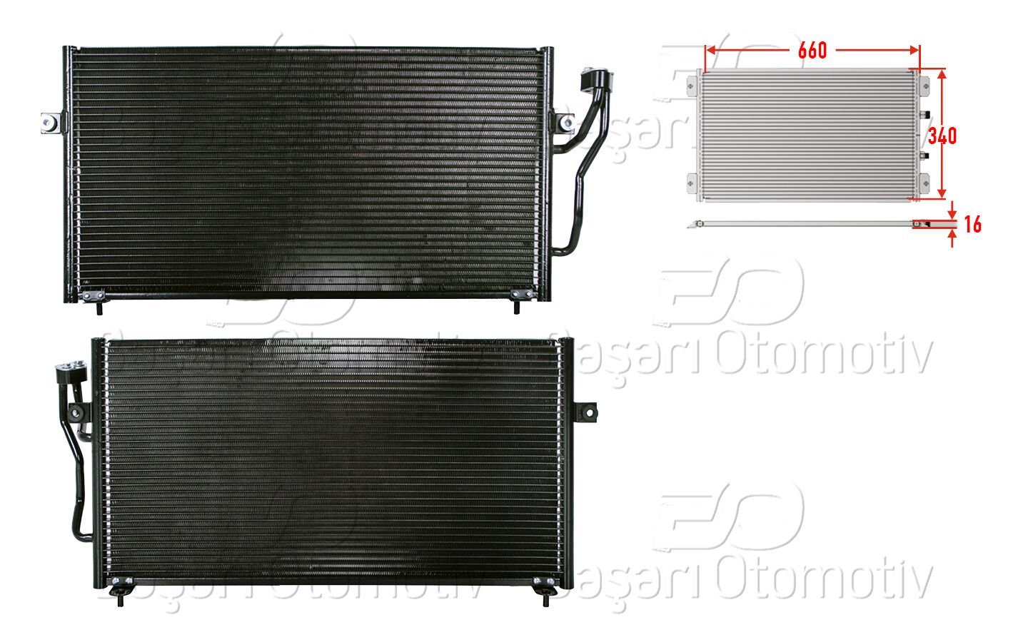 Mitsubishi Carisma 2002 ve Sonrası Uyumlu Klima Radyatörü