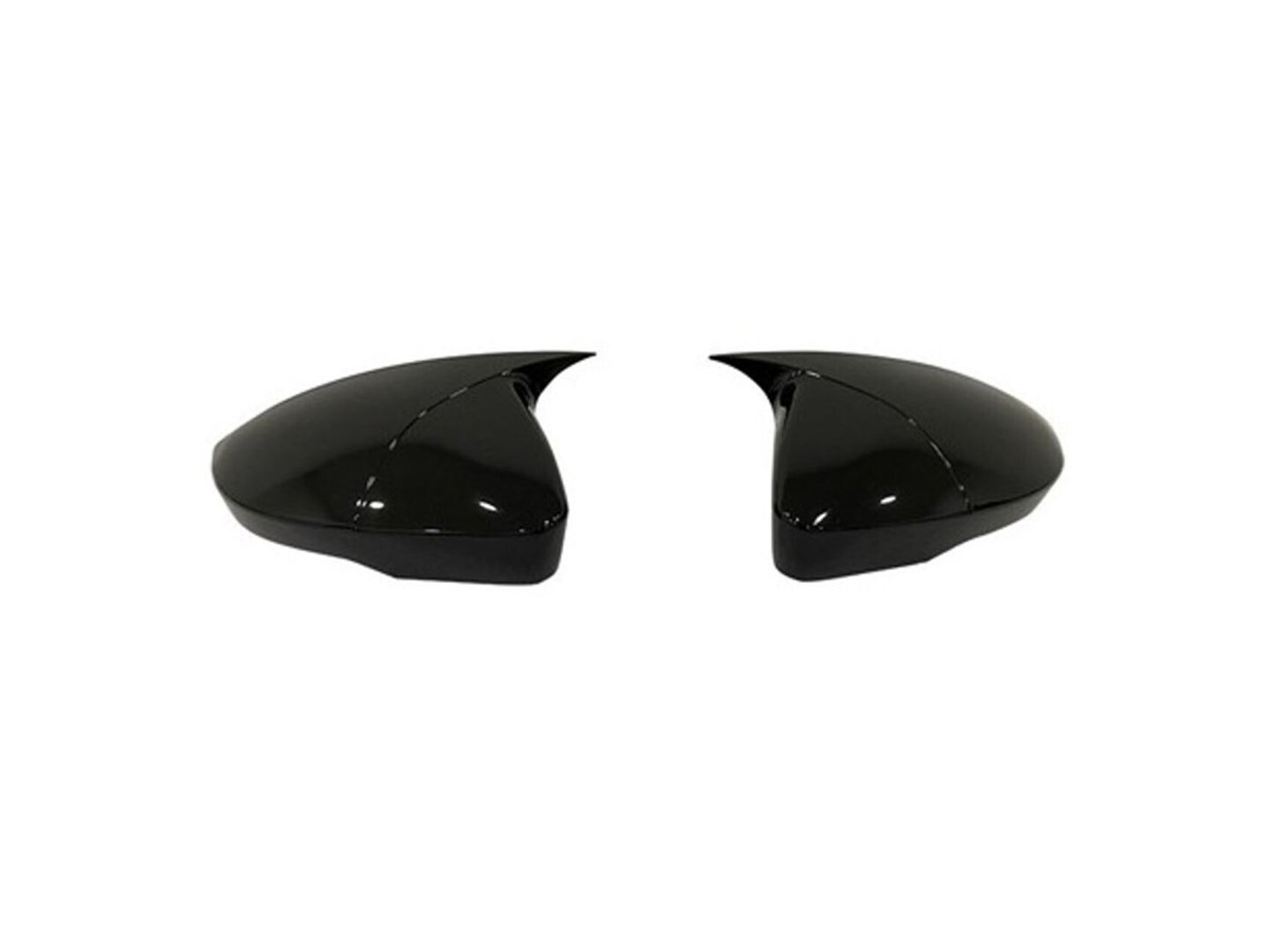 Skoda Octavıa MK2 2009-2013 Uyumlu Yarasa Ayna Kapağı / Pıano Black
