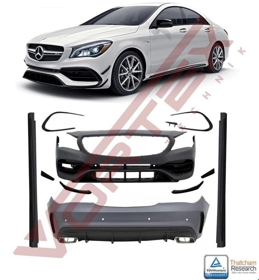Mercedes Cla45 Amg Body Kit Makyajlı Kasa 2013 Sonrası-2019 Sonrası Uyumlu