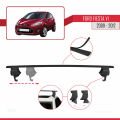 Ford Fiesta 6 Pre-Facelift 2009-2012 Arası ile Uyumlu ACE-4 Ara Atkı Tavan Barı Siyah 2 Adet