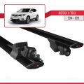 Nissan X-Trail 3 (T32) 2014-2021 Arası ile Uyumlu HOOK Model Ara Atkı Tavan Barı Siyah 2 Adet