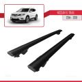 Nissan X-Trail 3 (T32) 2014-2021 Arası ile Uyumlu HOOK Model Ara Atkı Tavan Barı Siyah 2 Adet