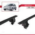 Ford Fiesta 5 2002-2008 Arası ile Uyumlu ACE-4 Ara Atkı Tavan Barı Siyah 2 Adet