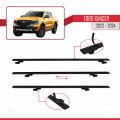 Ford Ranger 2022-2024 Arası ile uyumlu BASIC Model Ara Atkı Tavan Barı Siyah 2 Adet