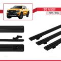 Ford Ranger 2022-2024 Arası ile uyumlu BASIC Model Ara Atkı Tavan Barı Siyah 2 Adet