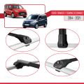 Ford Transit/Tourneo Connect 2 2014-2021 Arası ile Uyumlu ACE-1 Ara Atkı Tavan Barı Siyah 3 Adet