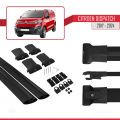 Citroen Dispatch (K0) 2017 ve Sonrası ile Uyumlu FLY Model Ara Atkı Tavan Barı Siyah 2 Adet