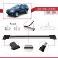 Jeep Grand Cherokee 2 (WJ) 1999-2004 Arası ile Uyumlu FLY Model Ara Atkı Tavan Barı Gri 2 Adet