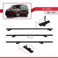 Fiat Doblo 2 2010-2022 Arası ile Uyumlu BASIC Model Ara Atkı Tavan Barı Siyah 4 Adet