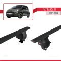 Fiat Panda 3 (319) 2012-2024 Arası ile Uyumlu ACE-4 Ara Atkı Tavan Barı Siyah 2 Adet