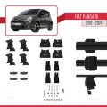 Fiat Panda 3 (319) 2012-2024 Arası ile Uyumlu ACE-4 Ara Atkı Tavan Barı Siyah 2 Adet