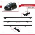 Skoda Roomster 2006-2015 Arası ile Uyumlu BASIC Model Ara Atkı Tavan Barı Siyah 2 Adet